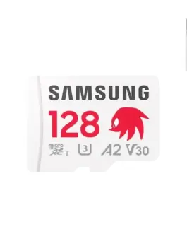 Alternative view of Карта памет Samsung SONIC PRO PLUS, microSDXC, UHS-I, 128GB, Адаптер