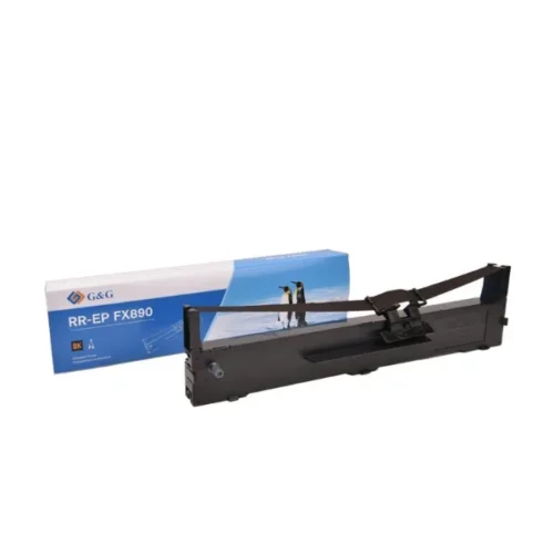ЛЕНТА ЗА МАТРИЧЕН ПРИНТЕР EPSON FX-890 (FX890)/LQ-590 (LQ590) - Black - PN RR-EP-FX890-BK - 15 m x 127 mm -