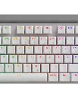 Безжична геймърска клавиатура Logitech G515 Lightspeed TKL White