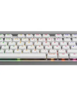 Alternative view of Безжична геймърска клавиатура Logitech G515 Lightspeed TKL White
