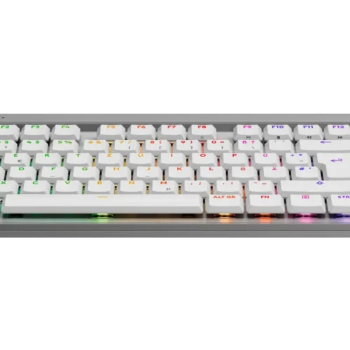 Alternative view of Безжична геймърска клавиатура Logitech G515 Lightspeed TKL White