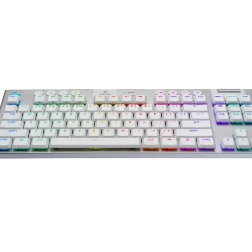 Alternative view of Безжична геймърска механична клавиатура Logitech G915X White Lightspeed TKL - GL Tactile Switch