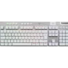 Безжична геймърска механична клавиатура Logitech G915X White Lightspeed - GL Tactile