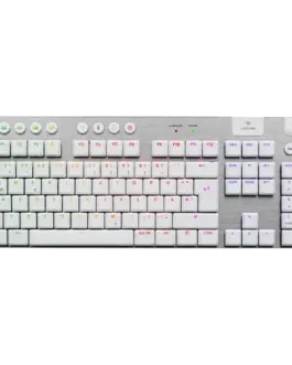 Безжична геймърска механична клавиатура Logitech G915X White Lightspeed - GL Tactile