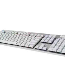 Alternative view of Безжична геймърска механична клавиатура Logitech G915X White Lightspeed - GL Tactile Switch