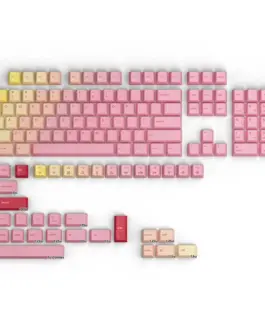 Капачки за механична клавиатура Glorious GPBT Keycaps - Pink Grapefruit