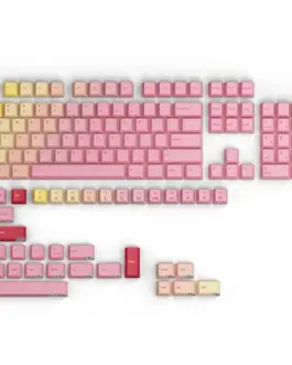 Капачки за механична клавиатура Glorious GPBT Keycaps - Pink Grapefruit