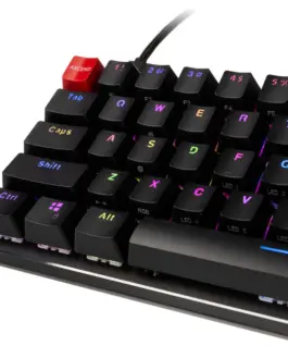 Геймърска механична клавиатура Glorious GMMK Black Compact – Gateron Brown Switches