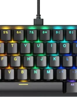 Геймърска механична клавиатура Glorious GMMK 2 Black Compact- Fox Switches