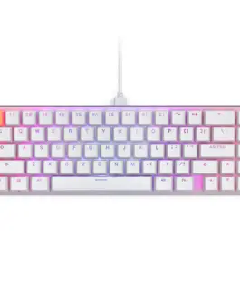 Геймърска механична клавиатура Glorious GMMK 2 White Compact- Fox Switches