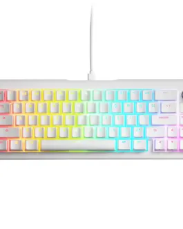 Геймърска механична клавиатура Glorious GMMK 3 65% White - Fox Linear