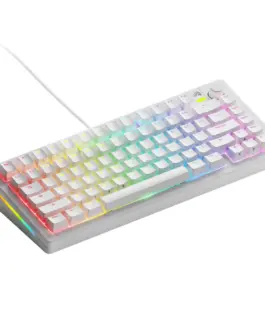 Alternative view of Геймърска механична клавиатура Glorious GMMK 3 75% White - Fox Linear Switches