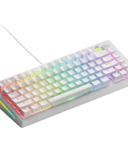 Alternative view of Геймърска механична клавиатура Glorious GMMK 3 75% White - Fox Linear Switches