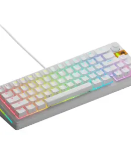 Alternative view of Геймърска механична клавиатура Glorious GMMK 3 HE 65% White - Fox HE Switches