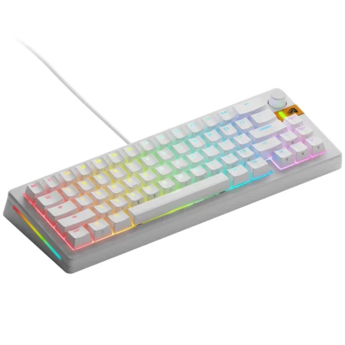 Alternative view of Геймърска механична клавиатура Glorious GMMK 3 HE 65% White - Fox HE Switches