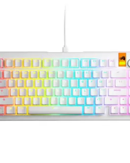 Геймърска механична клавиатура Glorious GMMK 3 HE 75% White - Fox HE