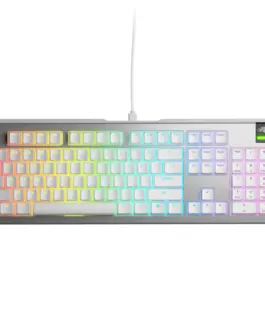 Геймърска механична клавиатура Glorious GMMK 3 Pro 100% Silver - Fox Linear