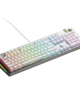 Alternative view of Геймърска механична клавиатура Glorious GMMK 3 Pro 100% Silver - Fox Linear Switches