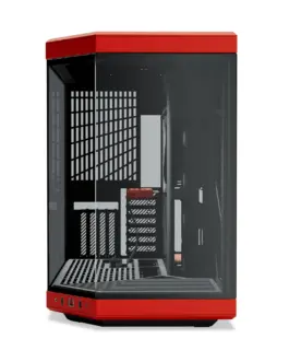 Alternative view of Кутия за компютър HYTE Y70 Tempered Glass Black/Red