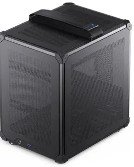 Alternative view of Кутия за компютър Jonsbo C6 Mesh, mATX, Black
