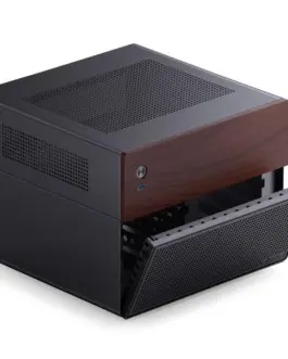 Alternative view of Кутия за компютър Jonsbo N4 NAS, m-ATX, Black