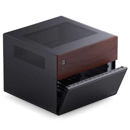 Alternative view of Кутия за компютър Jonsbo N4 NAS, m-ATX, Black