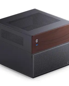 Кутия за компютър Jonsbo N4 NAS m-ATX Black