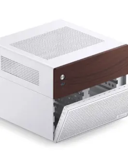 Alternative view of Кутия за компютър Jonsbo N4 NAS, m-ATX, Бяла