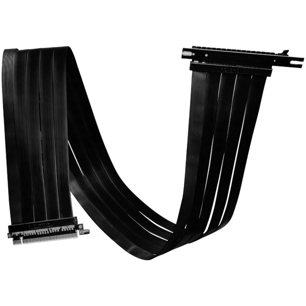Кабел Lian Li PW-PCIV-4-90X PCIe 4.0 Riser Cable - 900mm Черен