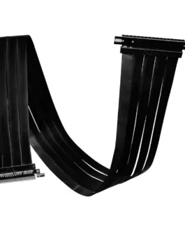 Кабел Lian Li PW-PCIV-4-90X PCIe 4.0 Riser Cable - 900mm Черен