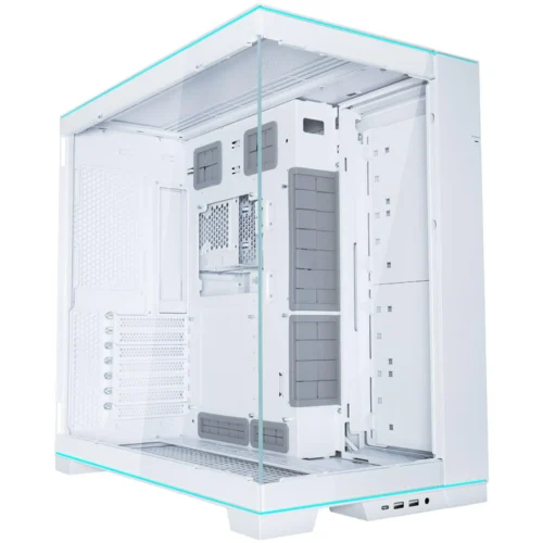 Alternative view of Кутия за компютър Lian Li PC-O11 Dynamic EVO RGB Mid-Tower, Tempered Glass, Бяла