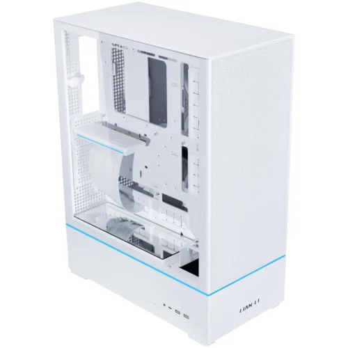 Alternative view of Кутия за компютър Lian-Li SUP01W Mid-Tower, Tempered Glass, Бяло