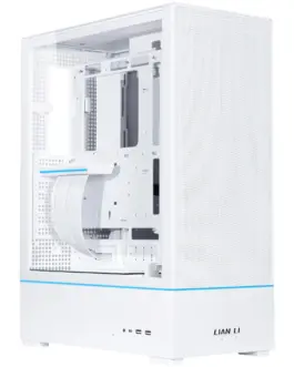 Кутия за компютър Lian-Li SUP01W Mid-Tower Tempered Glass Бяло