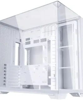 Кутия за компютър Lian Li O11 Vision Compact Mid-Tower Tempered Glass Бяло