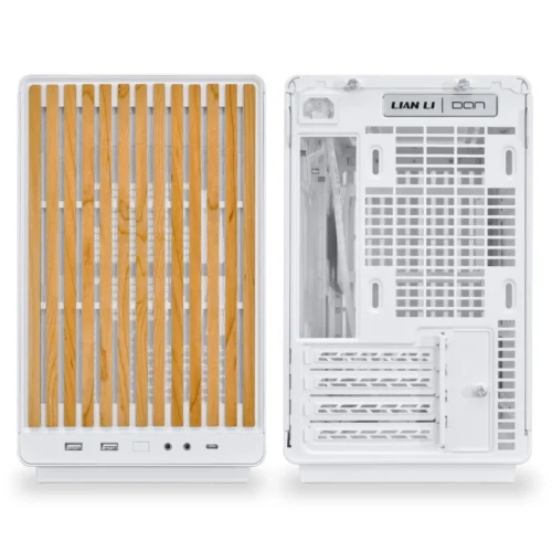 Кутия за компютър Lian Li DAN A3-mATX Wood Edition White – Micro