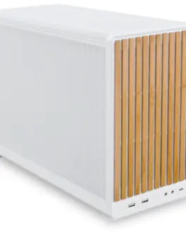 Alternative view of Кутия за компютър Lian Li DAN A3-mATX Wood Edition White - Micro Tower