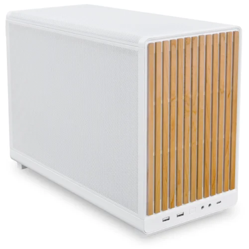 Кутия за компютър Lian Li DAN A3-mATX Wood Edition White – Micro