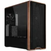 Кутия за компютър Lian-Li LANCOOL 217 Mid-Tower Tempered Glass Wood-Black