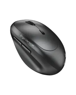 Genius вертикална безжична мишка Vertical Mouse wireless Ergo 8350S - Silent AI Bluetooth 2.4G Dark