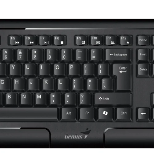 Alternative view of Genius клавиатура кирилизирана Smart Keyboard KB-118 II Black - AI, BG Layout, USB