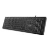 Genius клавиатура кирилизирана Keyboard SlimStar 820 Black  - AI Illuminated Slim BG