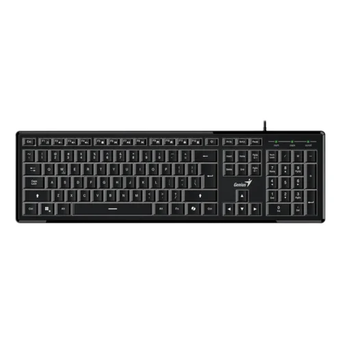 Genius клавиатура кирилизирана Keyboard SlimStar 820 Black – AI