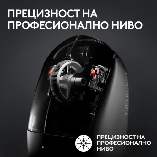 ГЕЙМЪРСКА МИШКА LOGITECH G PRO X Superlight 2 – Wireless – Black – PN