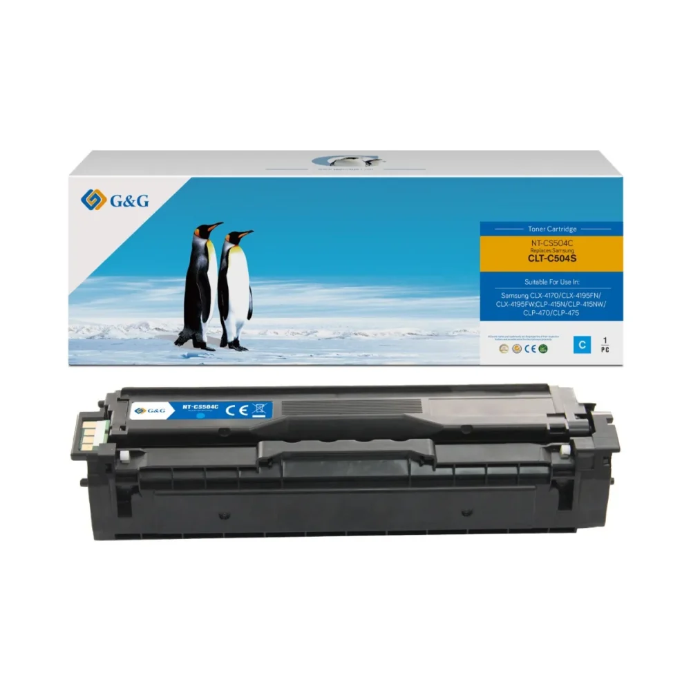 КАСЕТА ЗА SAMSUNG CLP 415N/415NW/CLX 4195FN/4195FW - Cyan - CLT-C504S (CLTC504S) - PN NT-CS504C -