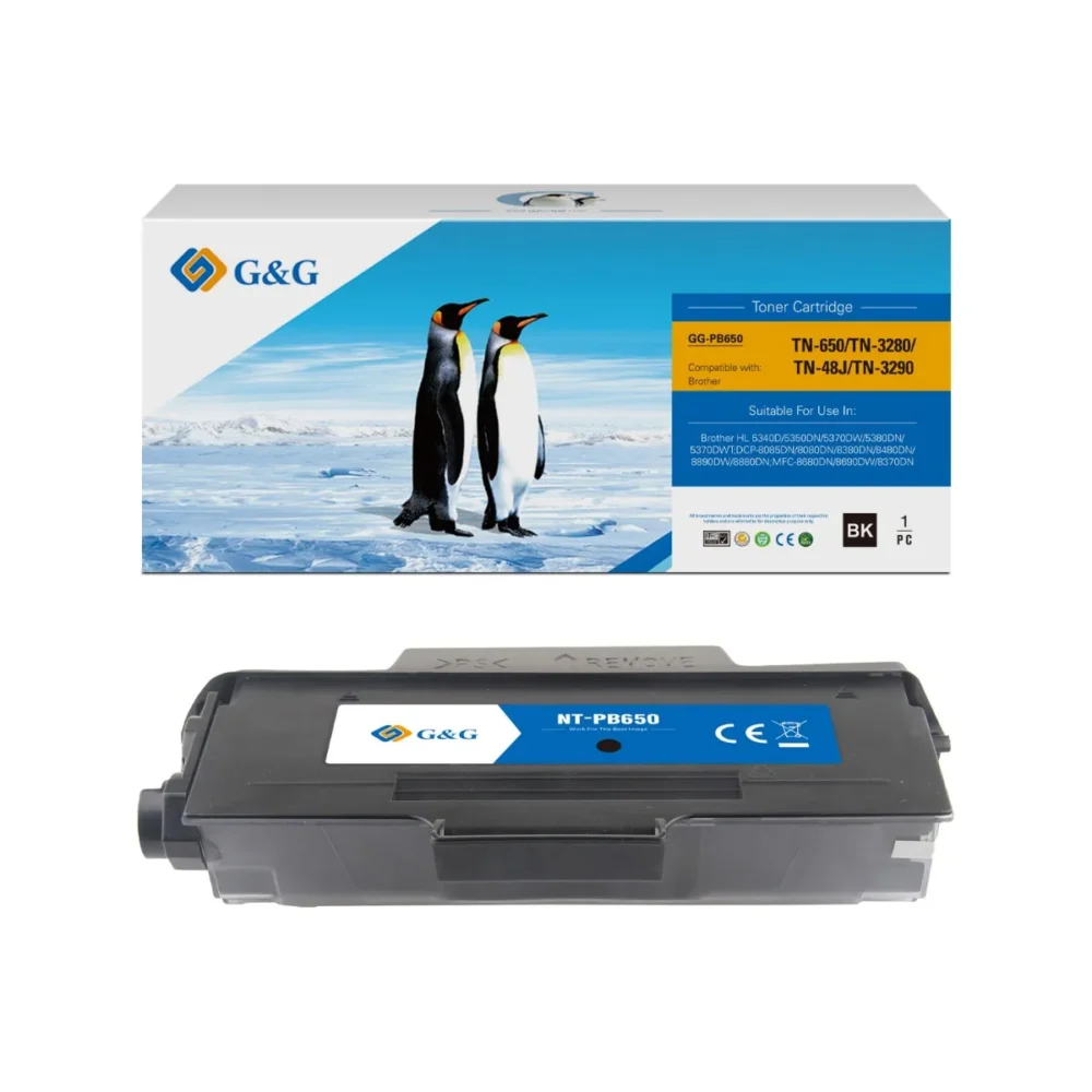 КАСЕТА ЗА BROTHER HL 5340D/5350DN/5370DW/5380DN/DCP 8070/8085/8370/MFC 8380/8880/8890 - TN3280 (TN-3280) - Black - PN NT