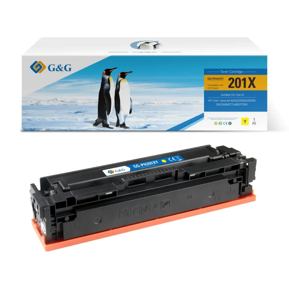 КАСЕТА ЗА HP Color LaserJet Pro M252/M252N/M252DN/M252DW/M277N/M277DW - /201X/ - Yellow - CF402X - PN NT-PH201XY -