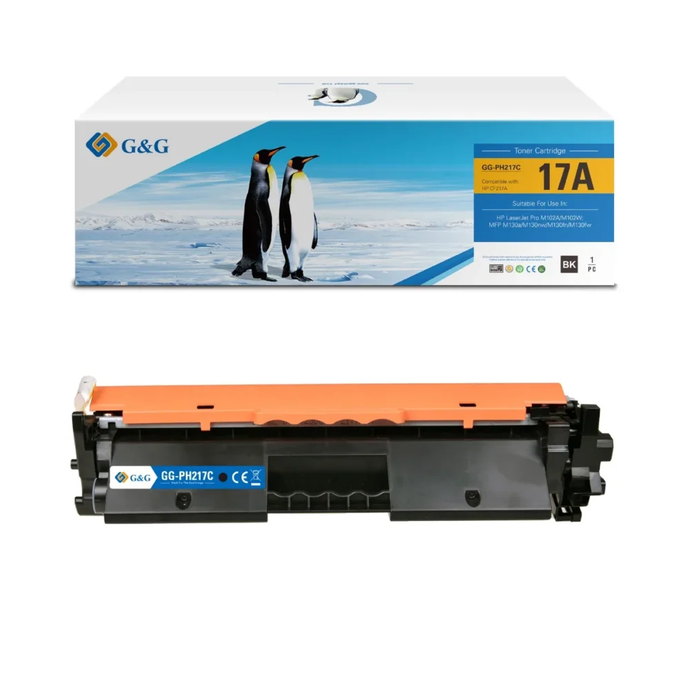 КАСЕТА ЗА HP Laserjet Pro M102W/MFP M130A/M130NW - WITH CHIP / С ЧИП  - Black - /17А/ - CF217A - PN NT-PH217/PH217C -