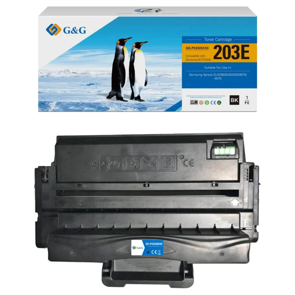 КАСЕТА ЗА SAMSUNG M3320/M3370/M3820/M3870/M4020/M4070 - MLT-D203E (MLTD203E) - Black - EXTRA HIGH CAPACITY  - PN NT-PS33