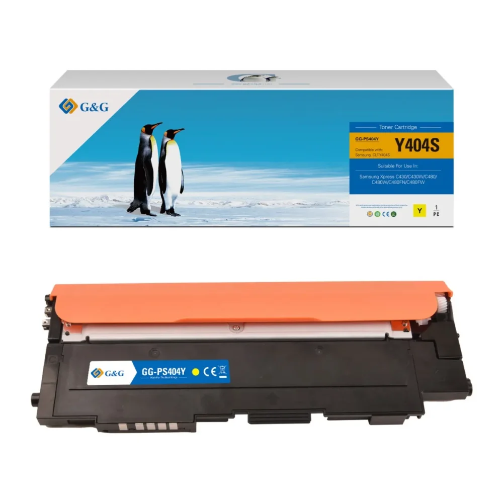 КАСЕТА ЗА SAMSUNG Xpress C430/C430W/C480/C480W/C480FN/C480FW - Yellow - CLT-Y404S (CLTY404S) - PN NT-PS404Y-B / NT-PS404