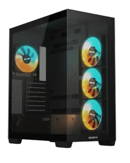 Кутия за компютър Gigabyte C500 PANORAMIC Stealth Black - Mid-Tower